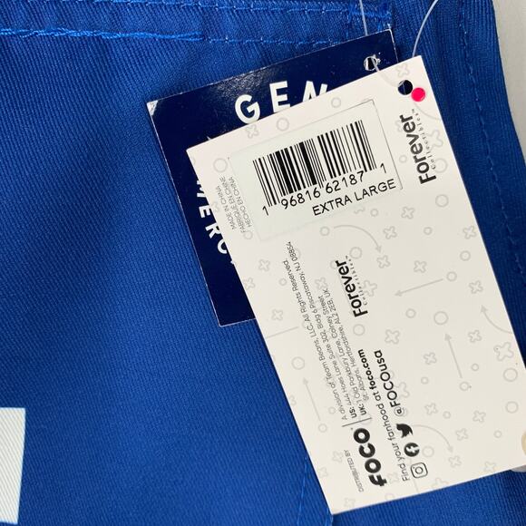 Foco Dodgers Women Overalls XL Blue Los Angeles Big Logo MLB Baseball NEW - Picture 5 of 11